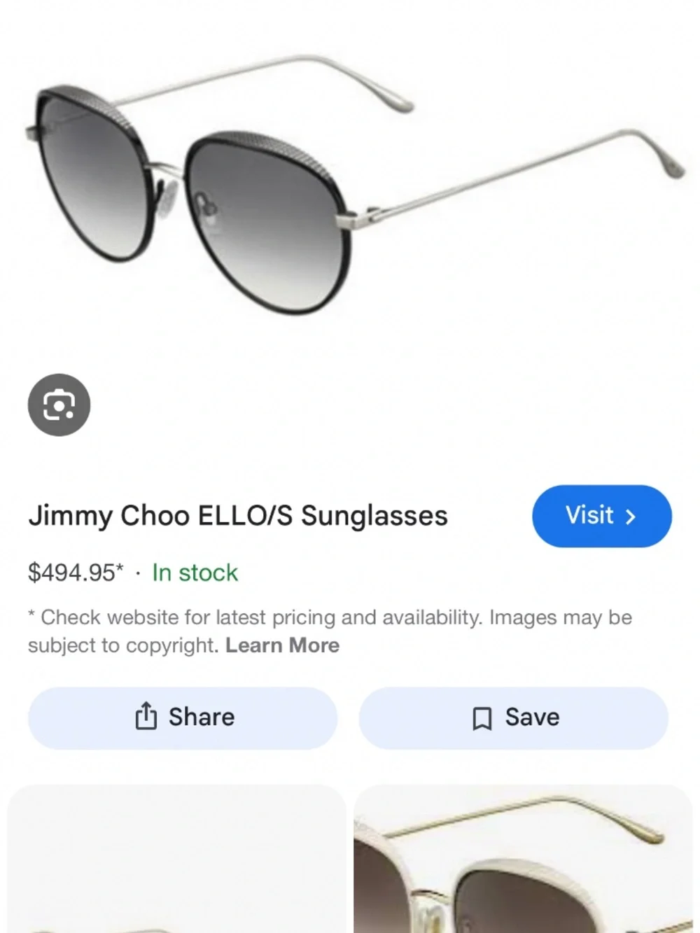 Jimmy Choo Sunglasses